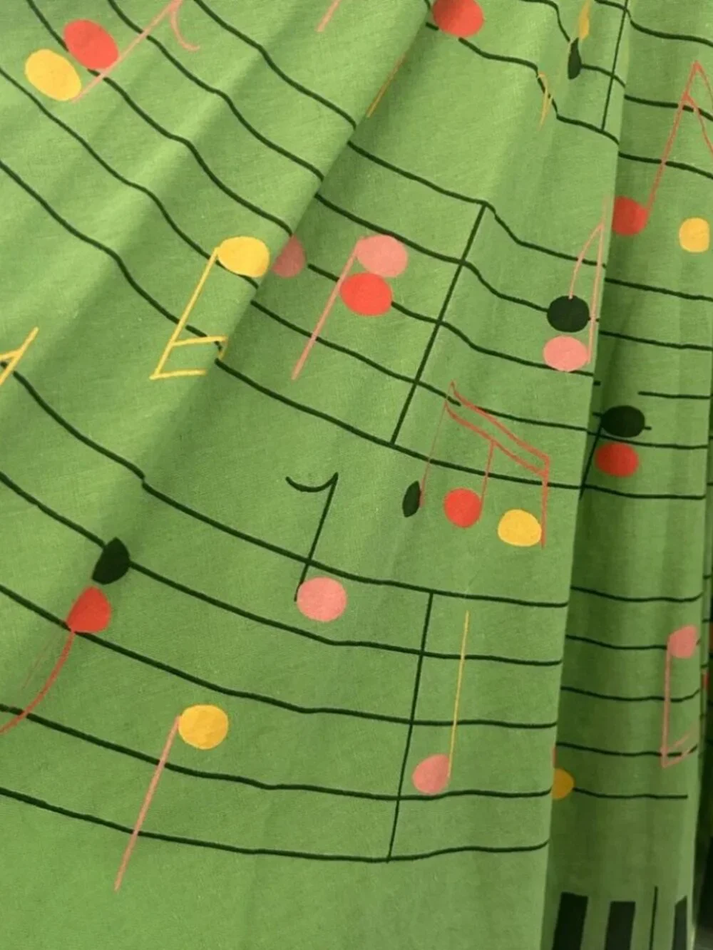 Musical Note Swing Skirt - Picture 3 of 4